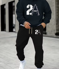 2A Print Hoodie Jogger Set