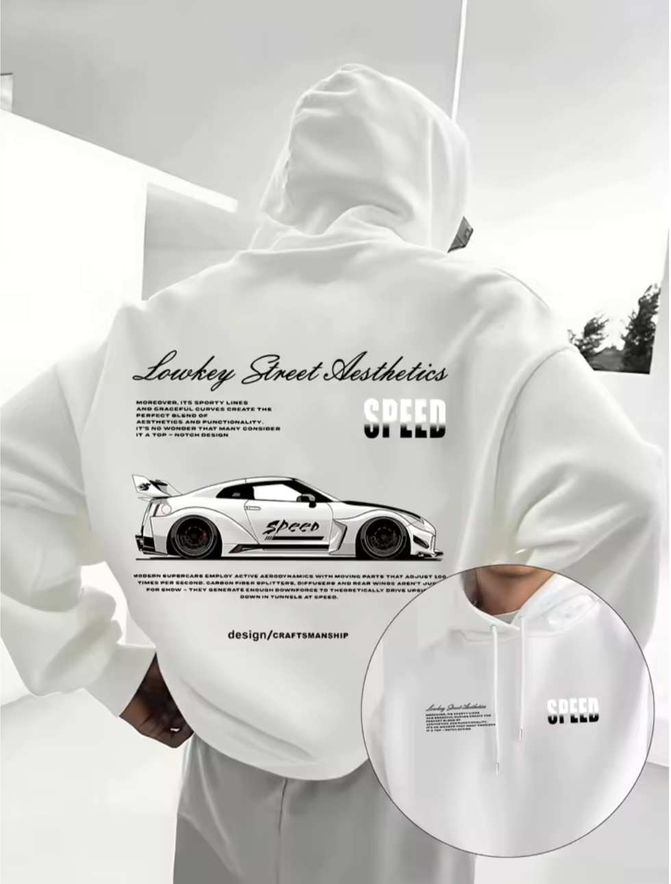 GTR R35 SPEED PRINT HOODIE