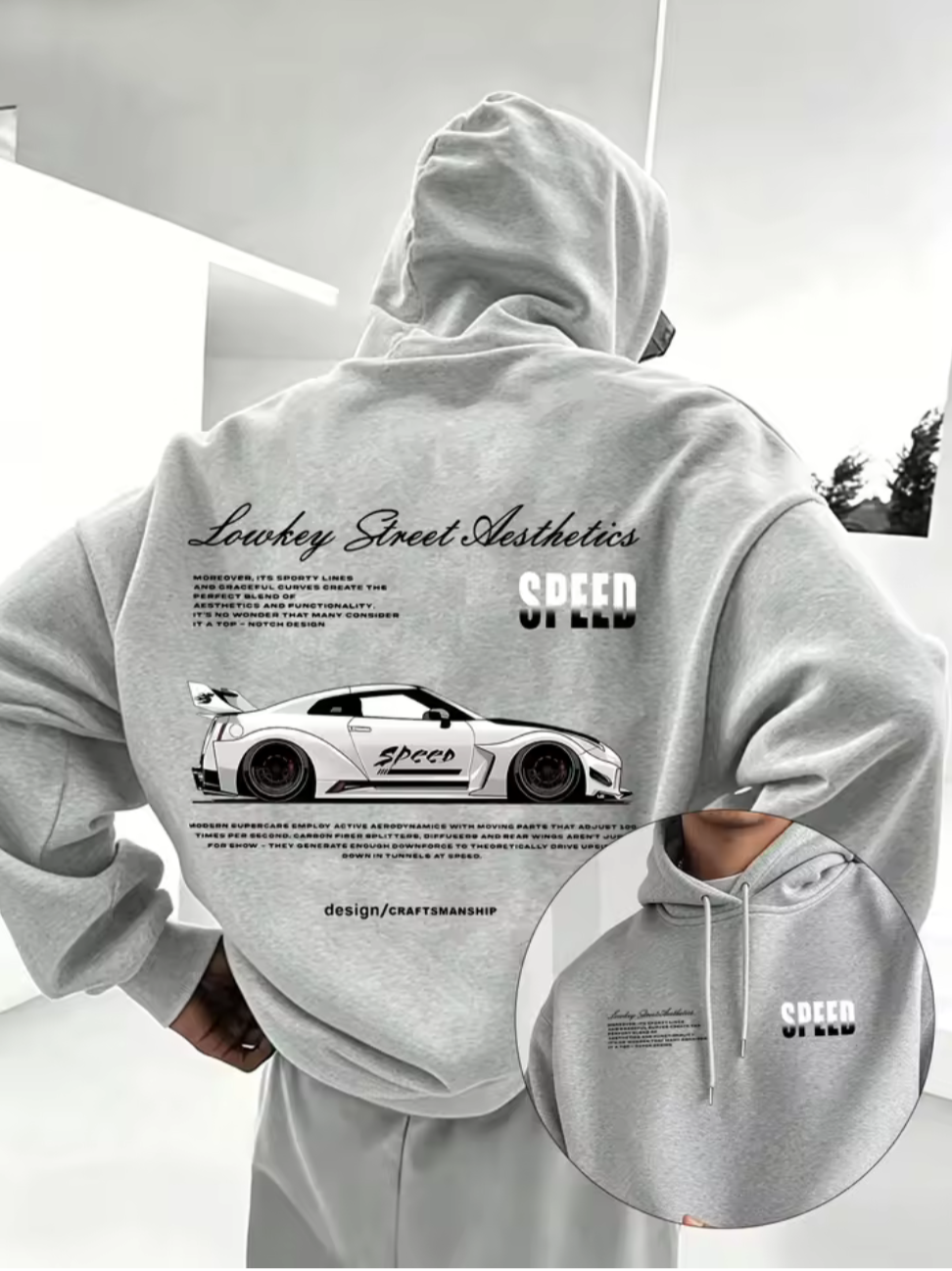 GTR R35 SPEED PRINT HOODIE
