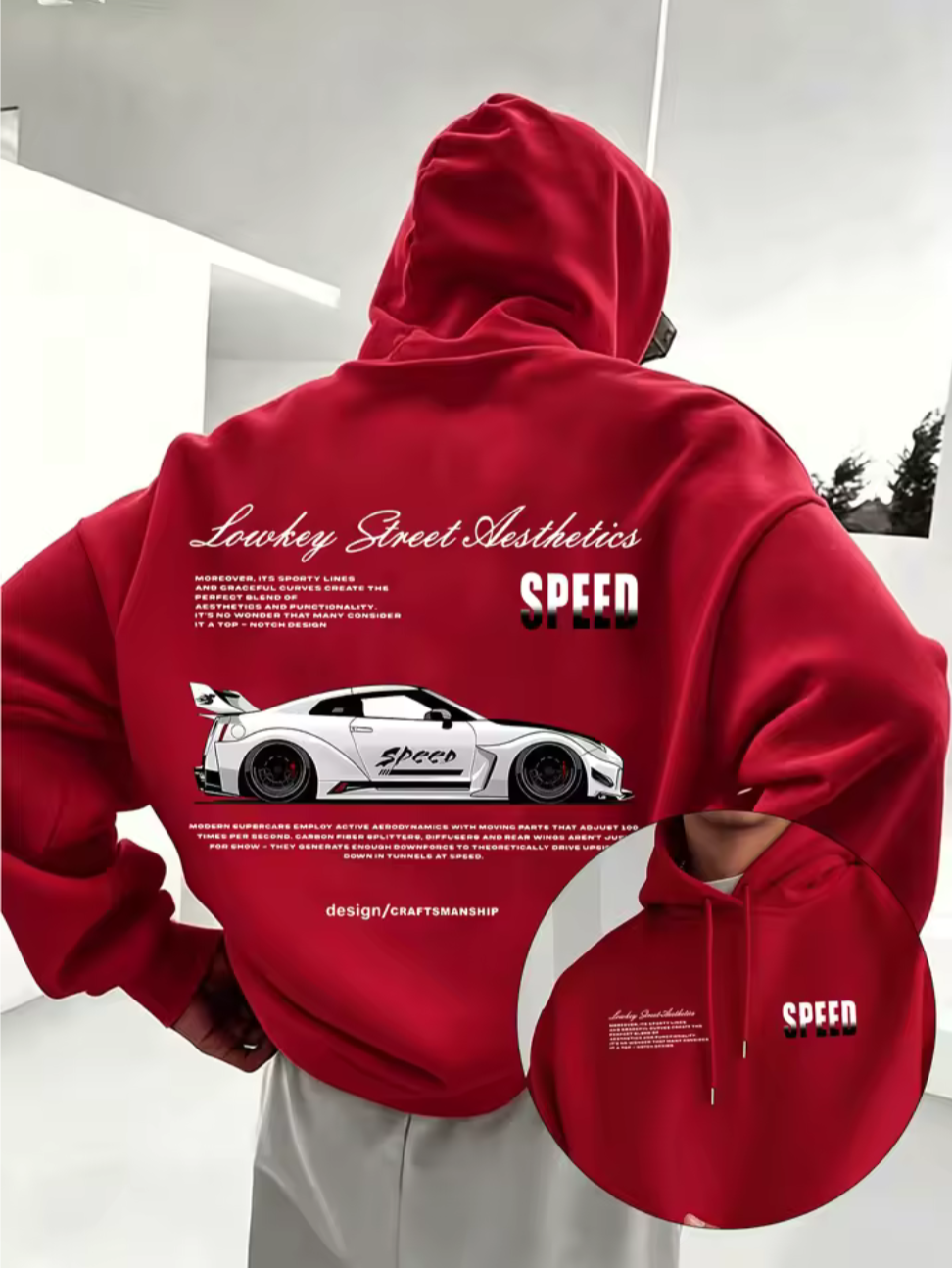 GTR R35 SPEED PRINT HOODIE